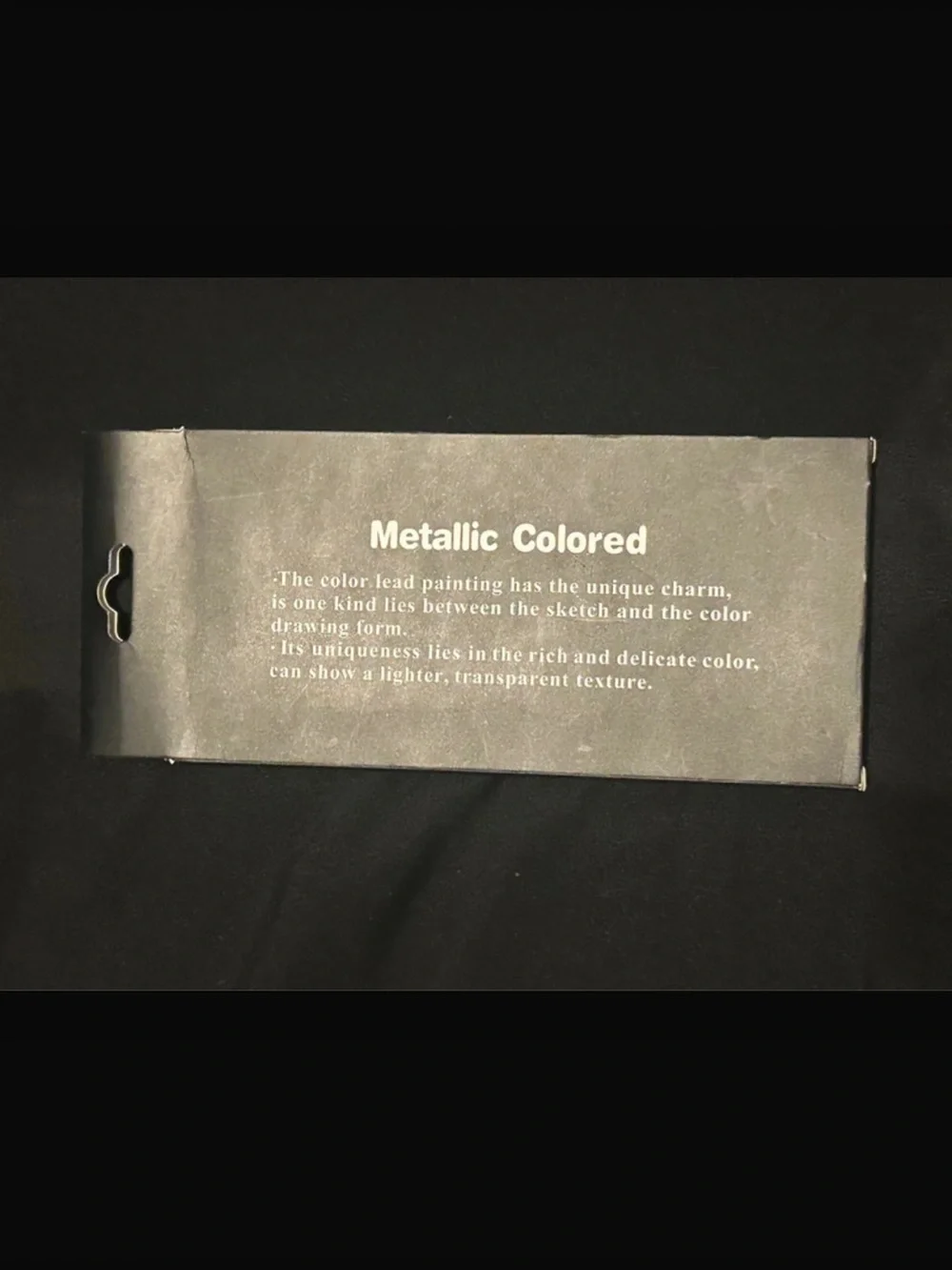 12 Metallic Colored Pencils - 12 Colors